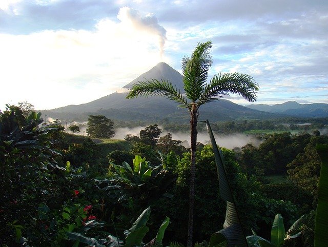 sopka na Kostarice